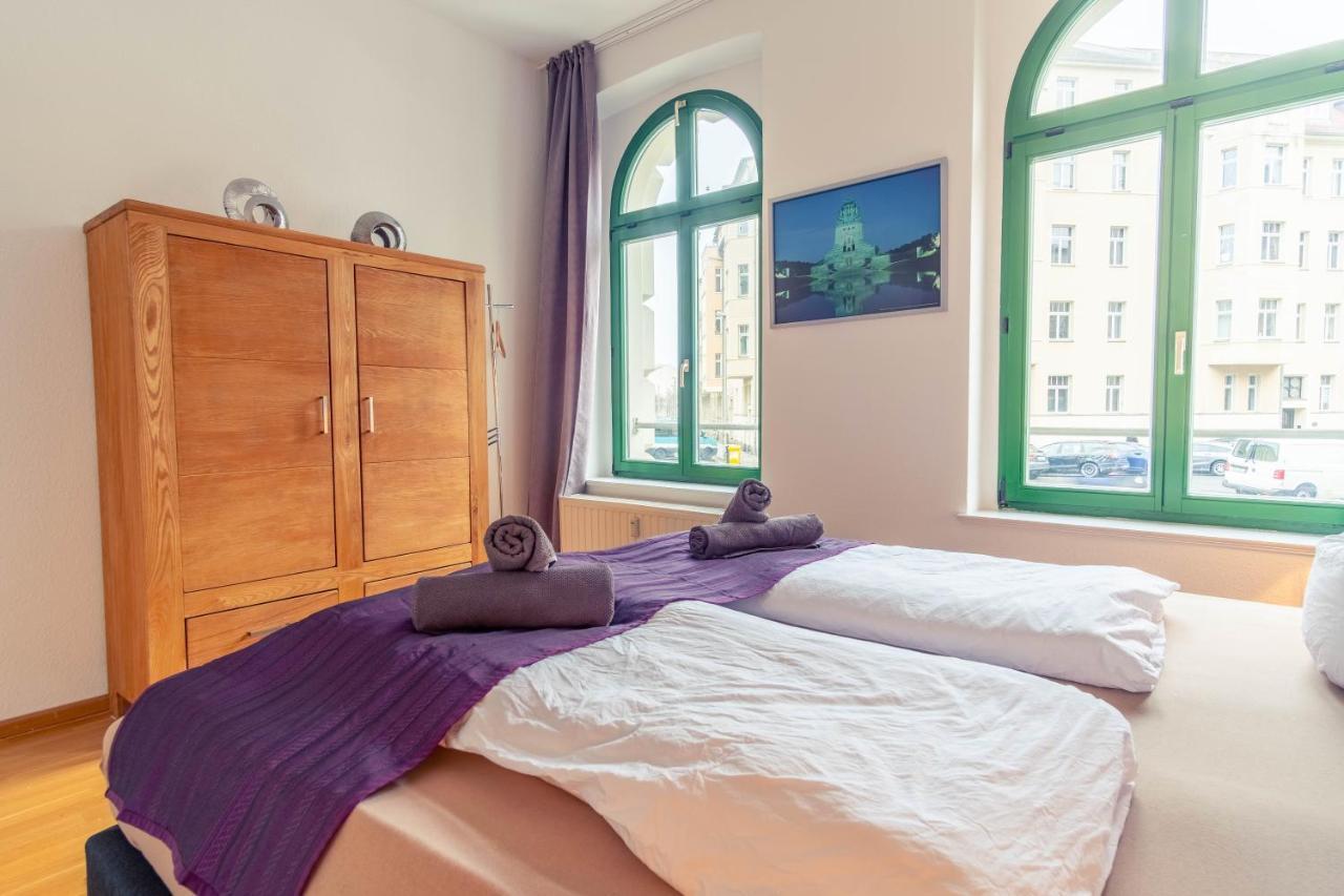 Feelgoodflats Design Apartment In City Center, Central Station Close With Netflix Und Workplace Leipzig Bagian luar foto